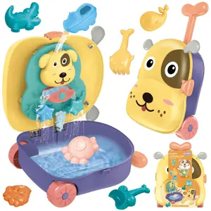 WOOPIE smėlio rinkinys 3in1 lagaminas šuniui + žaislas vandeniui