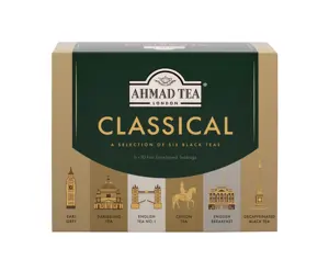 Juodoji arbata AHMAD CLASSICAL SELECTION, vokeliuose, 60 vnt.x 2 g