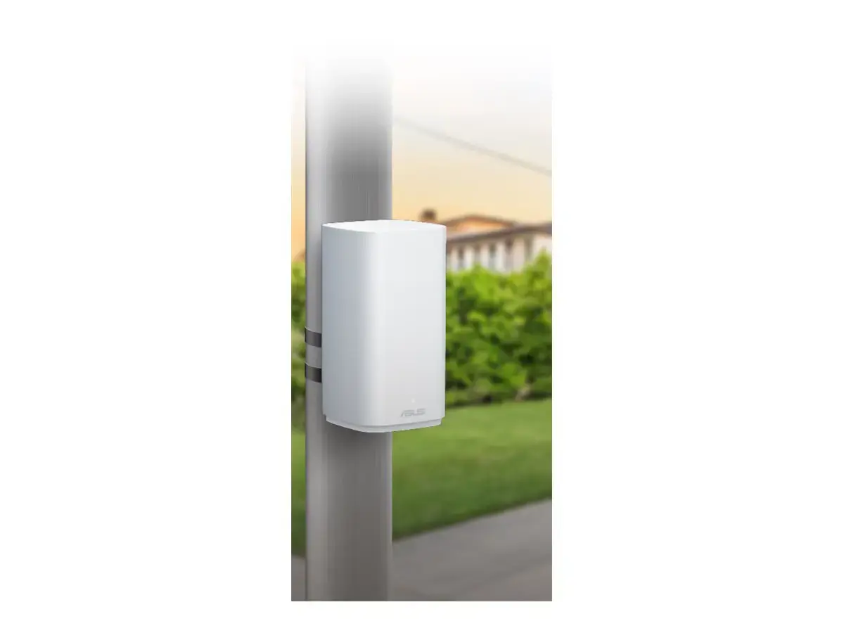 Asus BE3600 Dual-band WiFi 7 AiMesh Extendable Router | ZenWiFI BD4 OUTDOOR | 802.11be | 3600 Mbit/s | Ethernet LAN (RJ-45) ports 2 | Mesh Support Yes | MU-MiMO No | No mobile broadband | Antenna type Internal