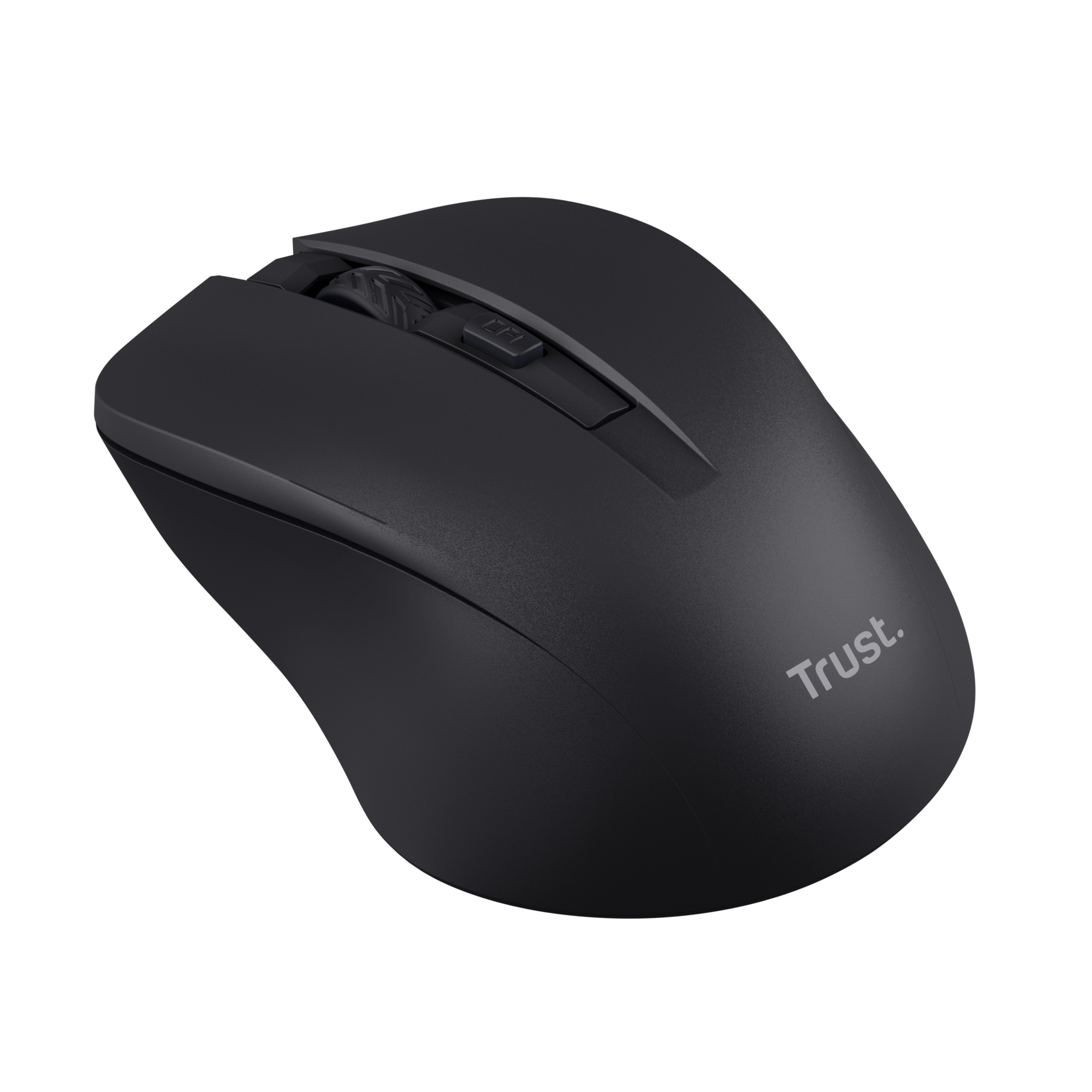 "Trust Mydo", dvipusis, optinis, RF belaidis, 1800 DPI, juodas