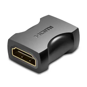 "Vention" HDMI moteriškos ir moteriškos jungties adapteris, juodas, HDMI, HDMI, juodas