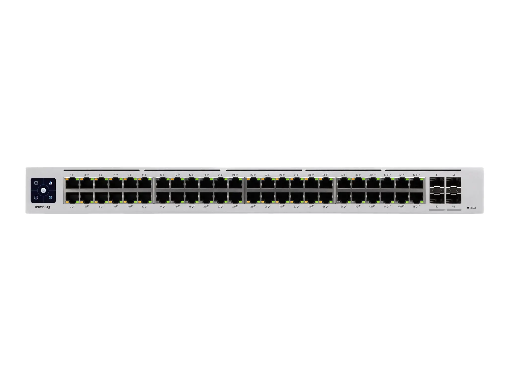 UBIQUITI USW-PRO-48-POE Ubiquiti USW-Pro-48-POE 48 prievadų + 4xSFP+ Gigabit PoE++ 600W UniFi komutatorius
