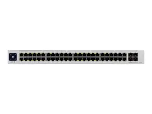 UBIQUITI USW-PRO-48-POE Ubiquiti USW-Pro-48-POE 48 prievadų + 4xSFP+ Gigabit PoE++ 600W UniFi komutatorius