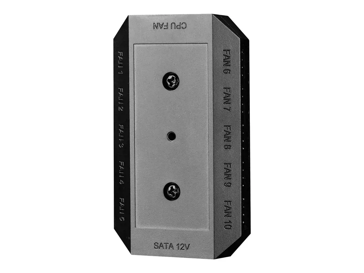 DeepCool FH-10, Ventiliatoriaus valdiklis, Juodas, 4 kontaktų, Ventiliatorius, 80 mm, 46 mm