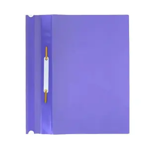 Segtuvėlis skaidriu viršeliu Forpus Premium, A4+, violetinis