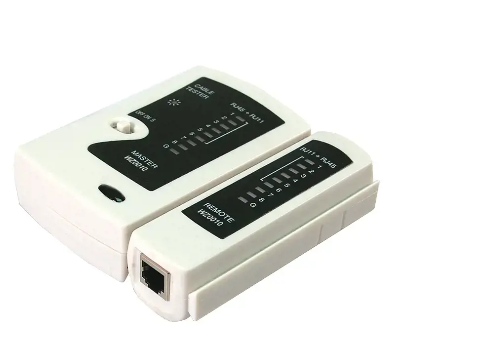LOGILINK WZ0010 LOGILINK - RJ11, RJ12 ir RJ45 jungčių kabelių testeris su nuotoliniu įrenginiu