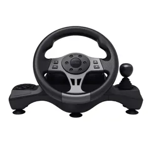Trust GXT 289 Movi Black USB Steering wheel + Pedals Nintendo Switch, PlayStation 4, Xbox One S, Xbox One X, Xbox Series S, Xbox Series X