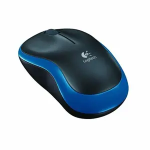 Logitech M185 Belaidė pelė, RF Wireless, 1000 DPI, Juoda/Mėlyna
