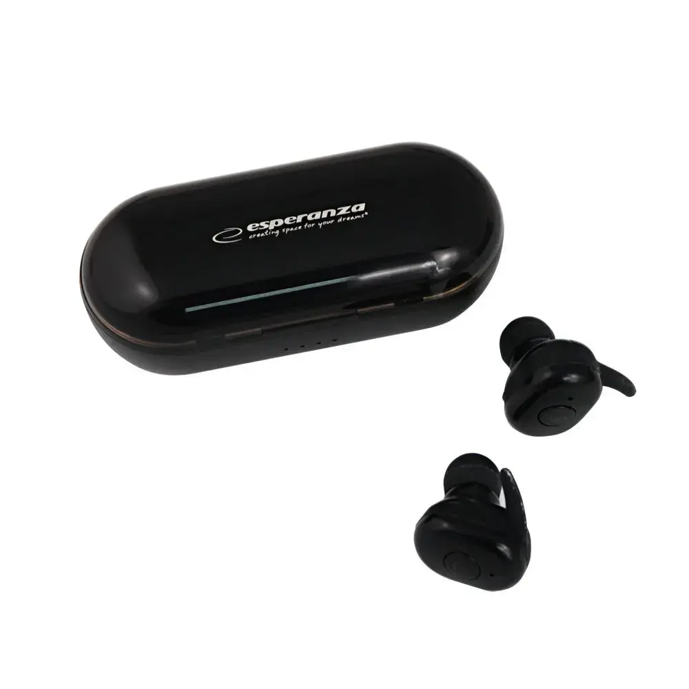 "Esperanza EH225K" "Bluetooth" ausinės TWS Black