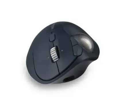 "Kensington Pro Fit Ergo TB550 Trackball", dešinės rankos, Trackball, RF belaidis + "Bluetooth", 1600 DPI, juodas, pilkas