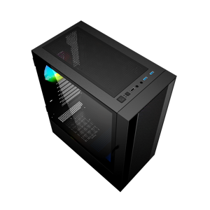 GEMBIRD kompiuterio korpusas Fornax 4000 ATX - ARGB apšvietimas juodas