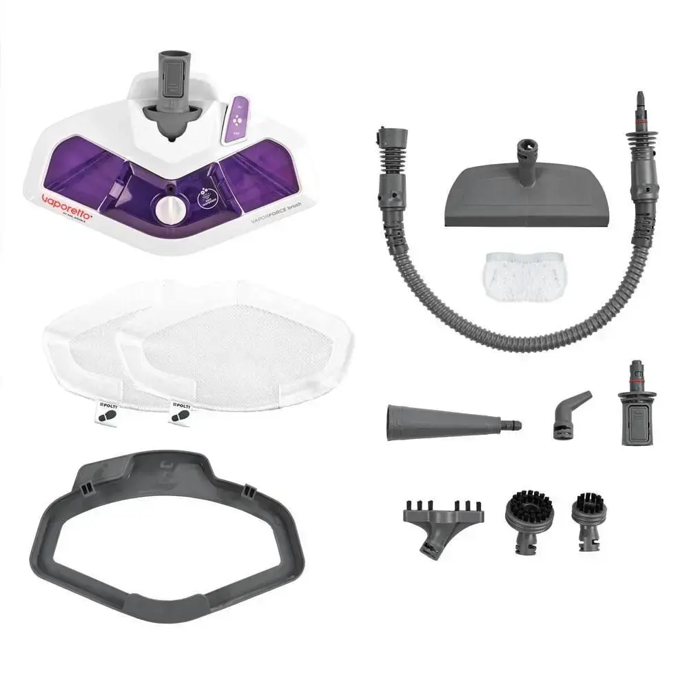 "Polti" garų šluota PTEU0274 Vaporetto SV440_Dvigubas galingumas 1500 W, vandens bakelio talpa 0,3 l, balta