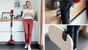 "Bosch" BBS711ANM, be maišelio, juoda, raudona, nerūdijantis plienas, 0,3 l, sausas, plikos grindys, kilimas, kietos grindys, laiptai, minkštasuoliai, akumuliatoriaus lygis