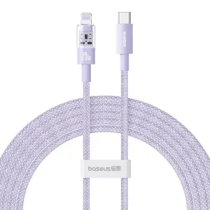 Baseus Gem USB-C to iP fast charging cable 2 m 20 W Purple