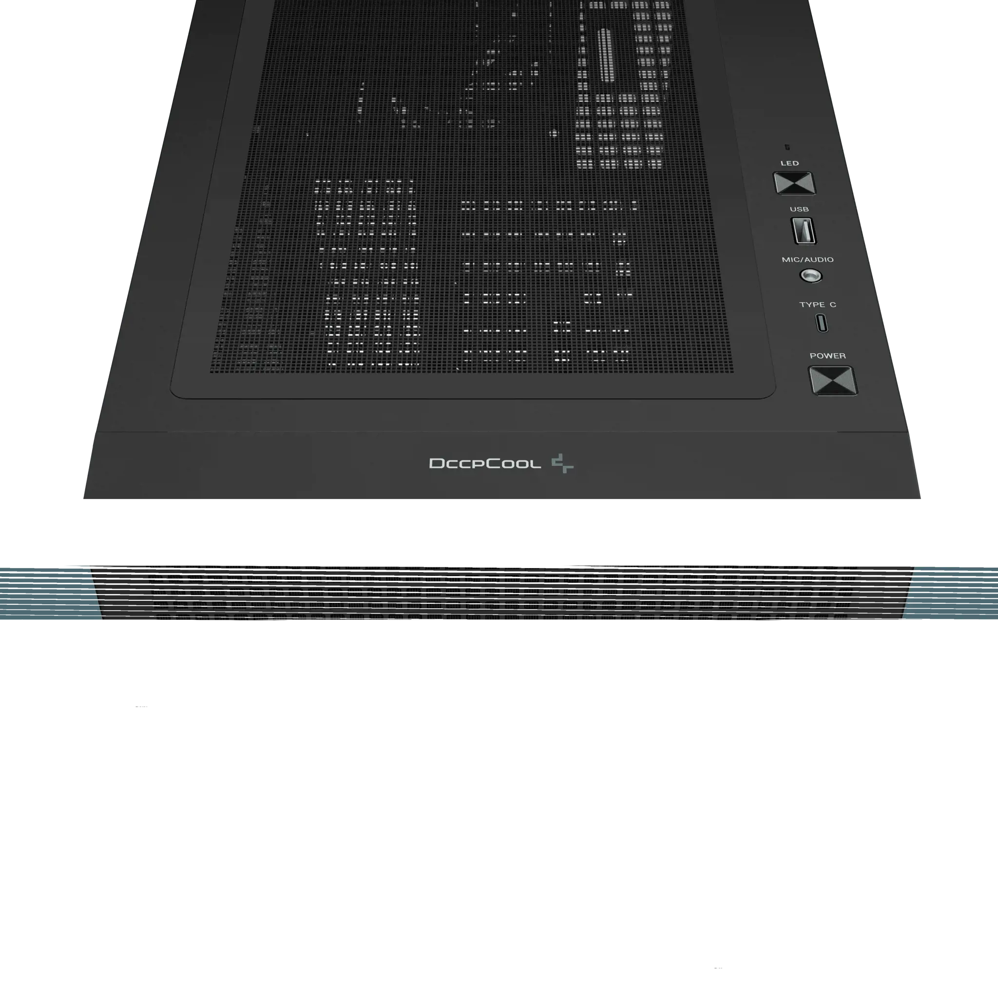 "DeepCool CH560 DIGITAL", "Midi Tower", Kompiuteris, Juoda, ATX, EATX, "micro ATX", Mini-ITX, ABS, Plienas, Grūdintas stiklas, Multi