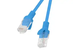 LANBERG PCU6-10CC-0025-B Lanberg Patchcord RJ45 kat. 6 UTP 0,25 m mėlynos spalvos