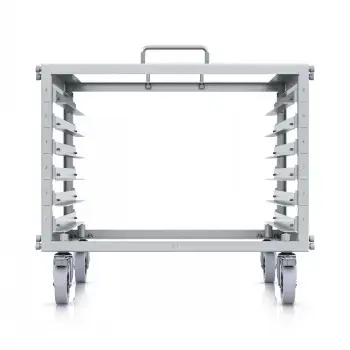 UBIQUITI 6U-SIZED DEVICE RACK WITH A 24-PORT BLANK PATCH PANEL THAT CAN BE ASSEMBLED WITHOUT TOOLS