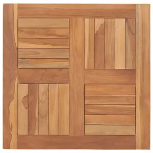 Stalviršis, 60x60x2,5cm, tikmedžio medienos masyvas