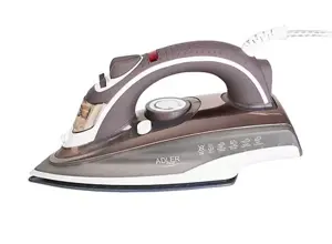 "Adler" AD 5030 lygintuvas Garinis lygintuvas Keraminis padas 3000 W Rudos, pilkos, baltos spalvos