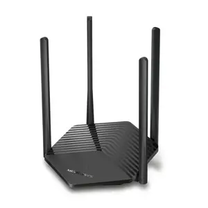 "Mercusys AX1500 WiFi 6" maršrutizatorius MR60X 802.11ax, 1201+300 Mbit/s, 10/100/1000 Mbit/s, Ethernet LAN (RJ-45) prievadai 2, Tinklelio palaikymas Ne, MU-MiMO Taip, Nėra mobiliojo plačiajuosčio ryšio, Antenos tipas Išorinė