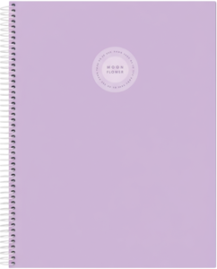 A5 Hard Cover Sp Bk 80sh 90G Campus Moonflower Sq