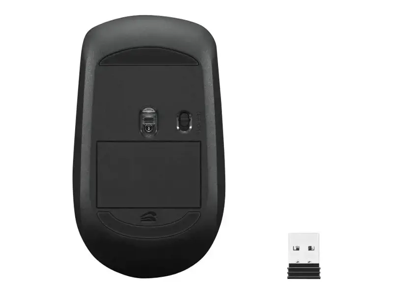 "Lenovo" GY50R91293, dvipusis, optinis, RF belaidis, 1200 DPI, juodas