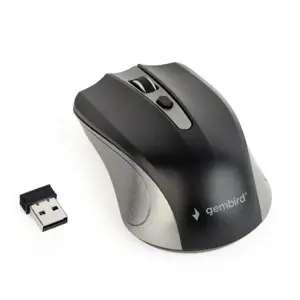 GEMBIRD MUSW-4B-04-GB Gembird Belaidė optinė pelė MUSW-4B-04-GB, 1600 DPI, nano USB, kosminės pilko…