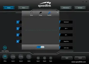 Speedlink mouse Decus NX RGB, black (SL-680024-RRBK)