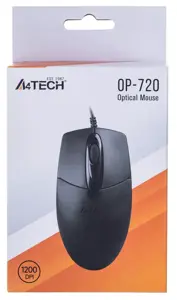 A4-TECH A4TMYS43754 Pelė A4-Tech OP-720 Black , USB