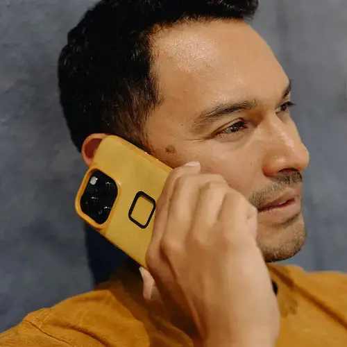 "Peak Design" dėklas "Apple iPhone 15 Mobile Everyday Fabric Case", saulės spalvos