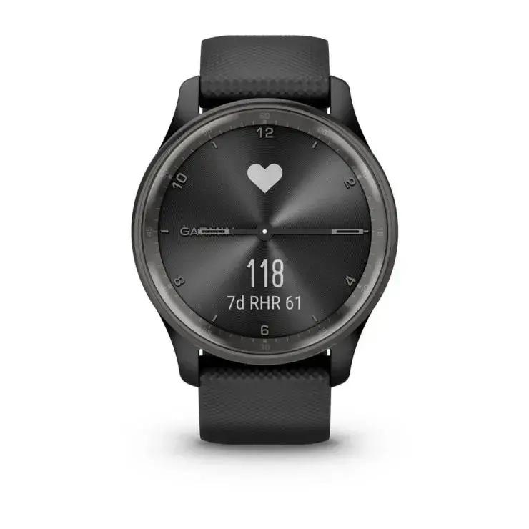 Garmin vivomove Trend Juoda, silikoninė