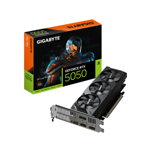 Vaizdo plokštė GIGABYTE GeForce RTX 5050 8 GB, GDDR6, GV-N5050OC-8GL 1.0