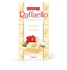 RAFFAELLO baltas šokoladas, 90g