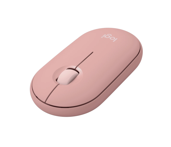 Logitech Pebble 2 M350s, Ambidextrous, Optical, RF Wireless + Bluetooth, 4000 DPI, White