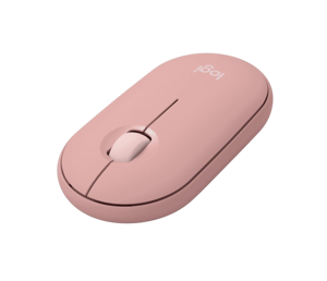 Logitech Pebble 2 M350s, Ambidextrous, Optical, RF Wireless + Bluetooth, 4000 DPI, White