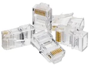 RJ45 cat.6 UTP jungtis Alantec skaidri 100 vnt.