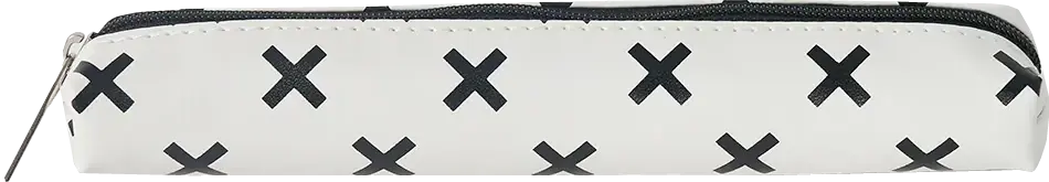 Pencil case  Retangular Fina Black & White