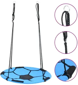 Gandro lizdo sūpynės, 100cm, futbolo dizaino