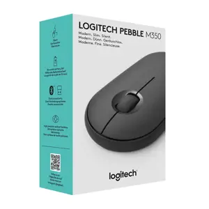 "LOGITECH Pebble M350" belaidė pelė - GRAFITAS - EMEA