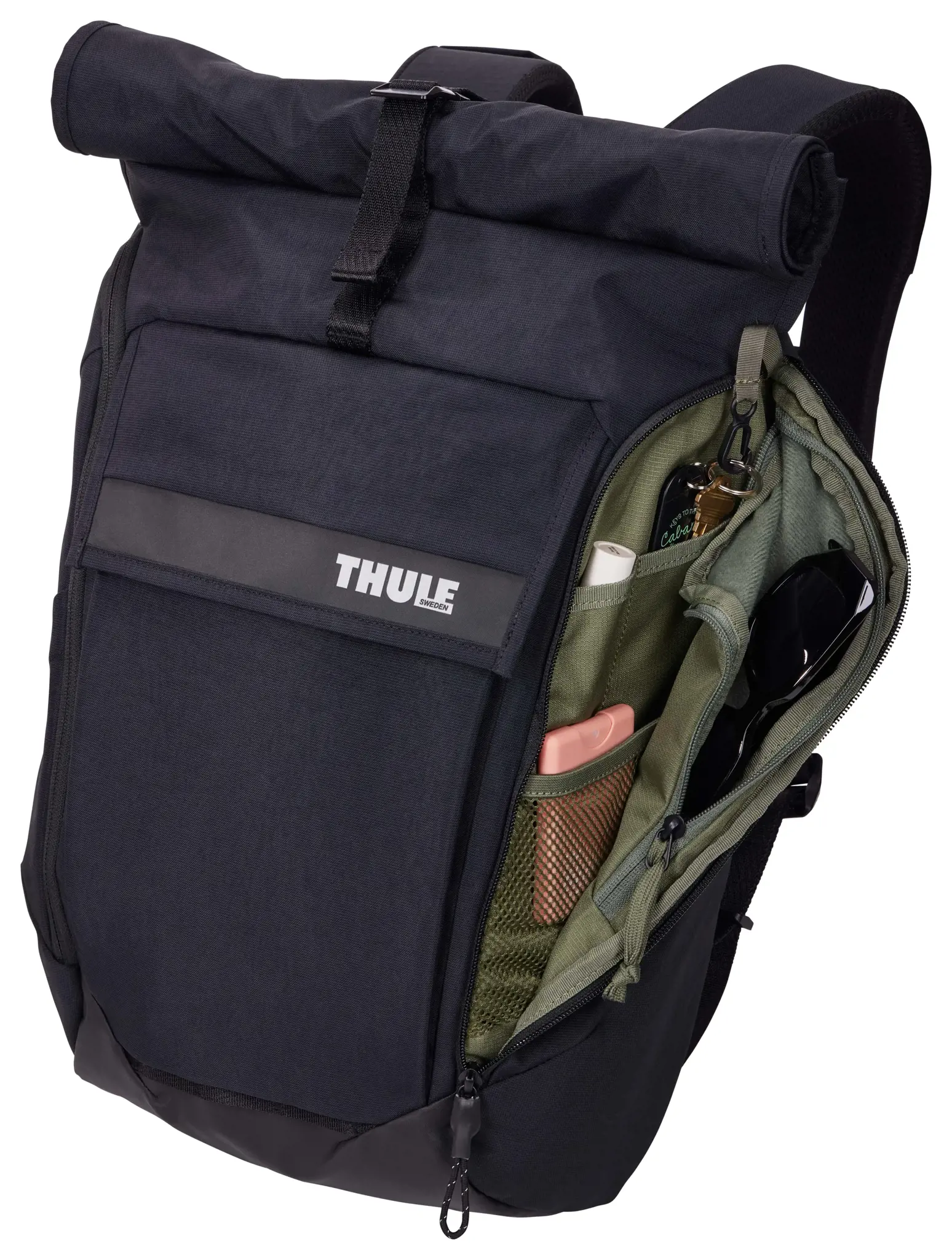 Thule Paramount PARABP3116 Black, Urban, Unisex, 40.6 cm (16"), Notebook compartment, Nylon, Polyester