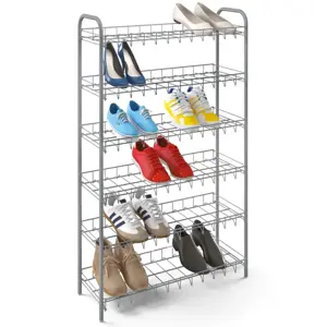 Metaltex Lentyna batams Shoe 6, sidabrinės pilkos spalvos, 6 aukštų
