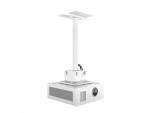 Multibrackets M Projector Mount Pro HD 40kg White, Ceiling, 40 kg, White, 150 - 1000 mm, 360°, -5 - 5°