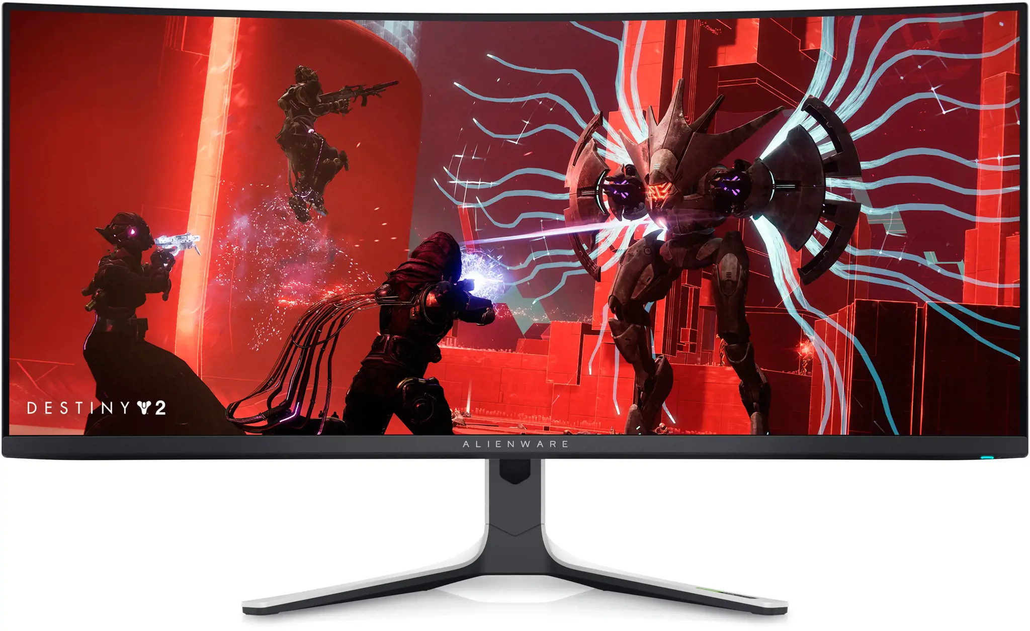 "Alienware AW3423DW", 86,8 cm (34,2"), 3440 x 1440 taškų, "Quad HD", OLED, 0,1 ms, balta, juoda