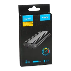 "I-BOX HD-07 SDD M2.NVME 10GB/S KORPUSAS