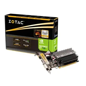 Vaizdo plokštė ZOTAC GeForce GT 730 4 GB, GDDR3, 64 bitai, ZT-71115-20L