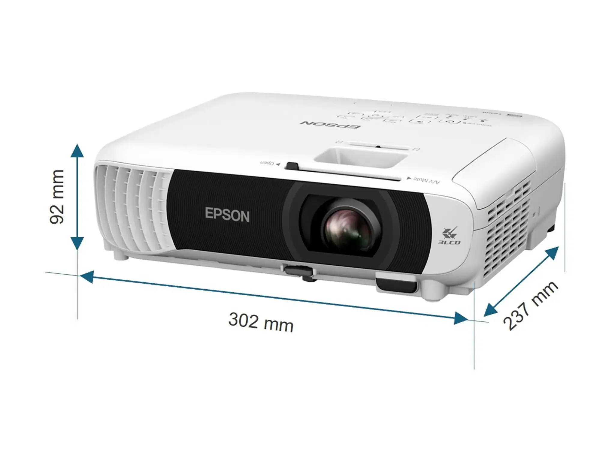 Epson EB-W55 | WXGA (1280x800) | 4000 ANSI lumens | White