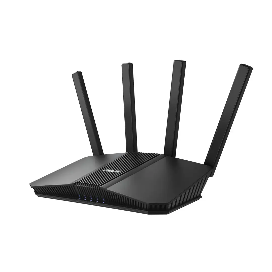Wireless Router ASUS Wi-Fi 7 (802.11be) Data speed 3600 Mbit/s Ethernet WAN Yes WAN connection type RJ-45 Ethernet LAN Yes 5xLAN ports RT-BE55