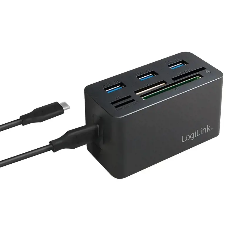 USB3.2 Gen 1 doko stotelė, 8 prievadai, mini, juoda
