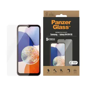 "PanzerGlass" itin plataus pritaikymo ekrano apsauga, "Samsung", "Galaxy A14/A14 5G", skaidri