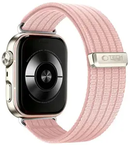 Tech-Protect watch strap Nylon Huawei Watch Fit 3/4/4 Pro/5/5 Pro, light pink